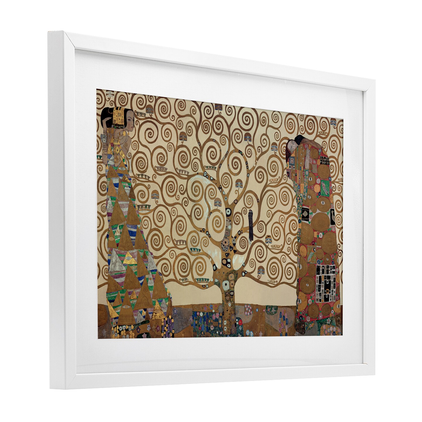 Stupell Industries The Tree of Life Klimt Framed Print Under Glass, design by Gustav Klimt