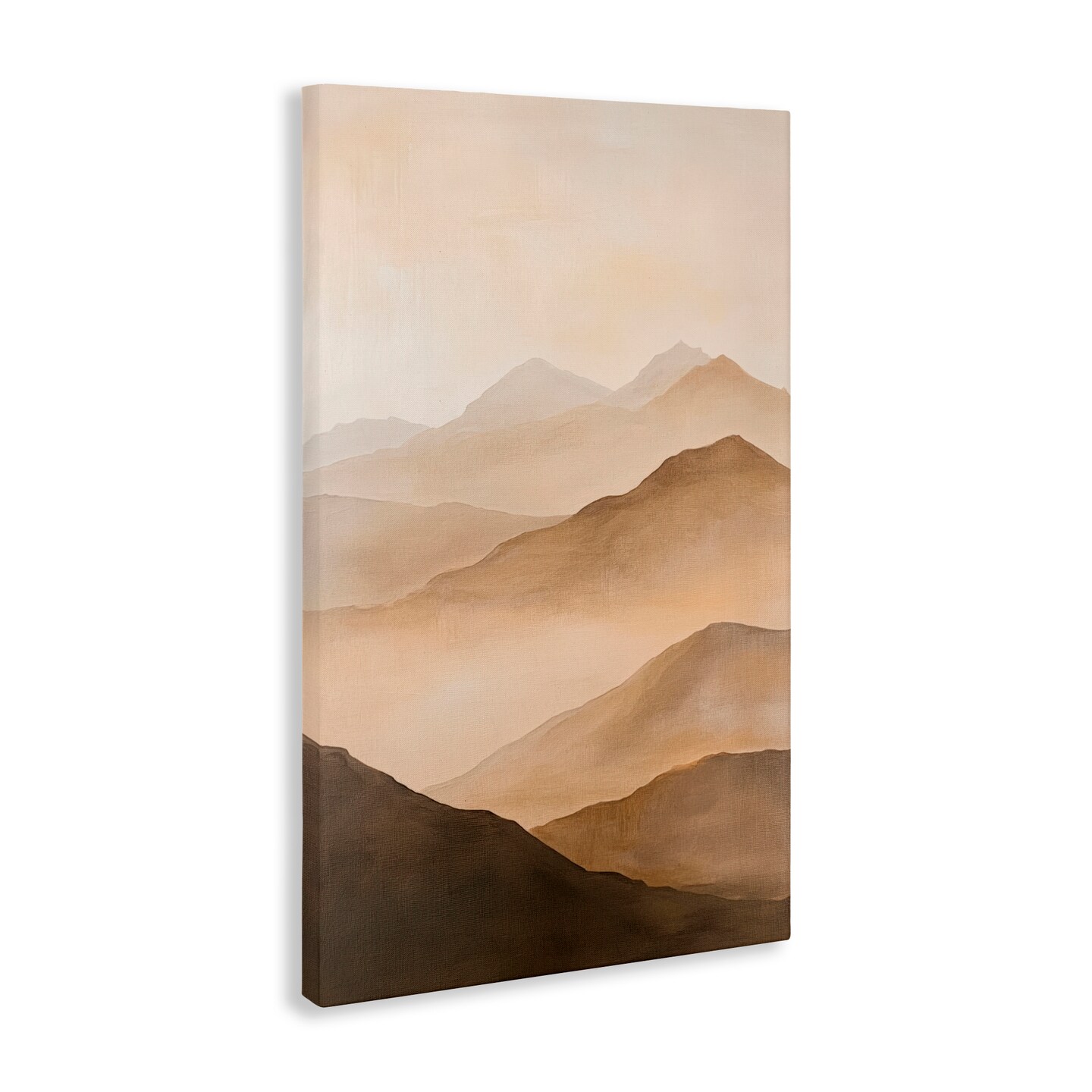 Stupell Industries Moody Mountains Foggy Landscape Canvas, design by Petal Prints Design