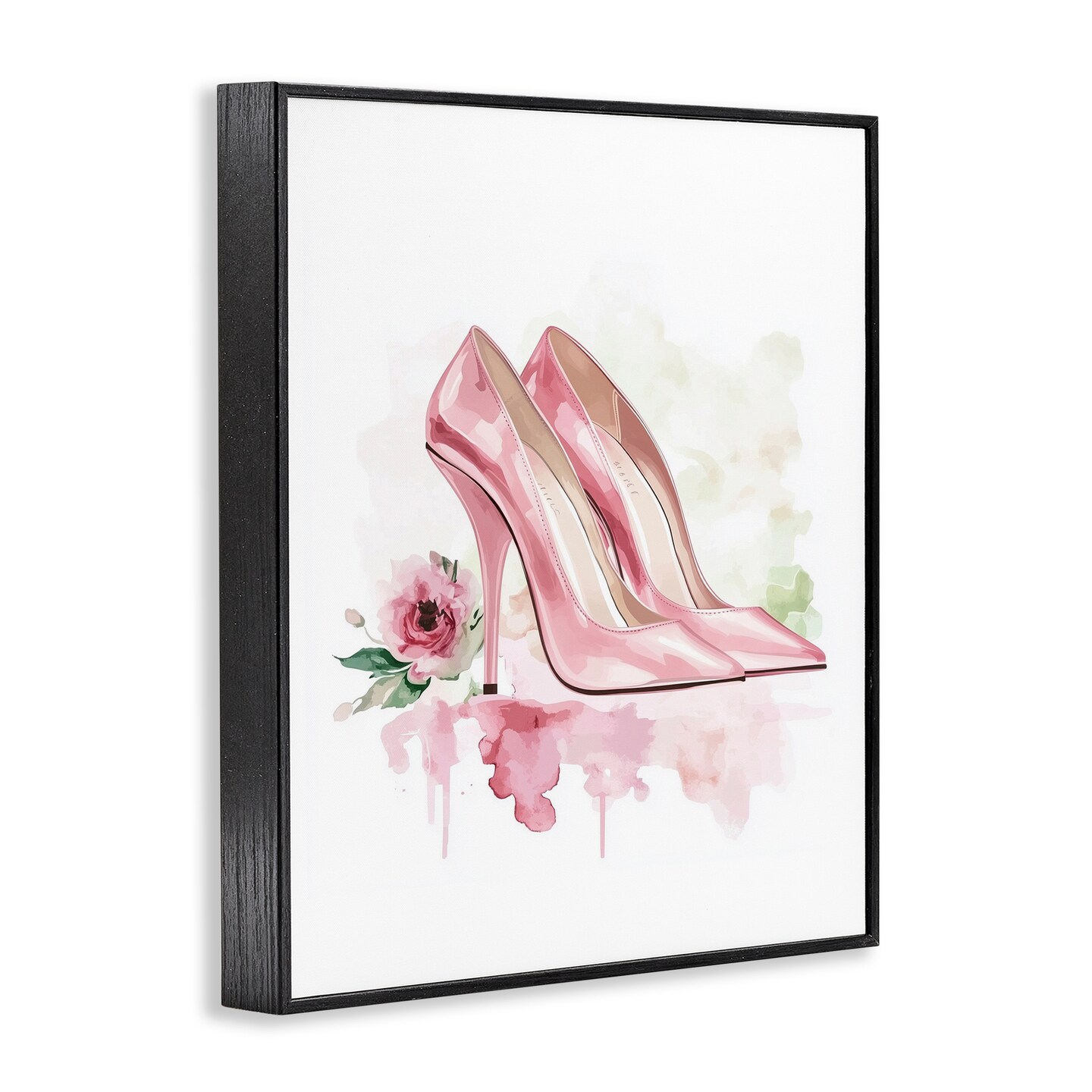 Stupell Industries Rosy Pastel Heels Framed Giclee, design by Christine Simpson Art