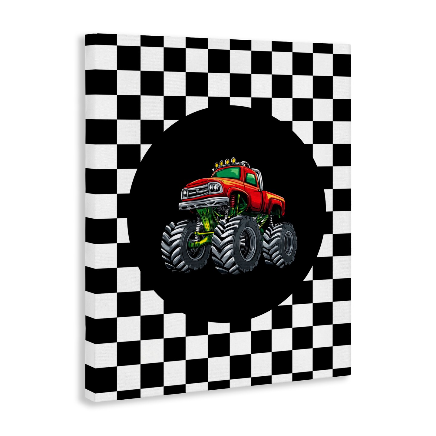 Stupell Industries Monster Truck Dude Canvas, design by Kim Allen