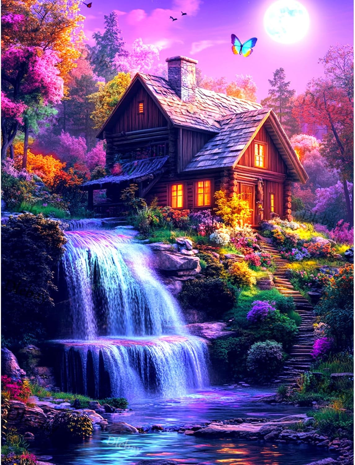 Moonlight Fall Diamond Painting Kits for Adults