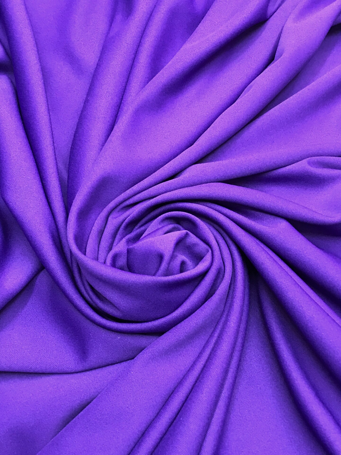 1 Yard Purple Scuba Knit Stretch Fabric for Sewing Apparel Dresses Cosplay Costumes DIY 59″-60″ Wide