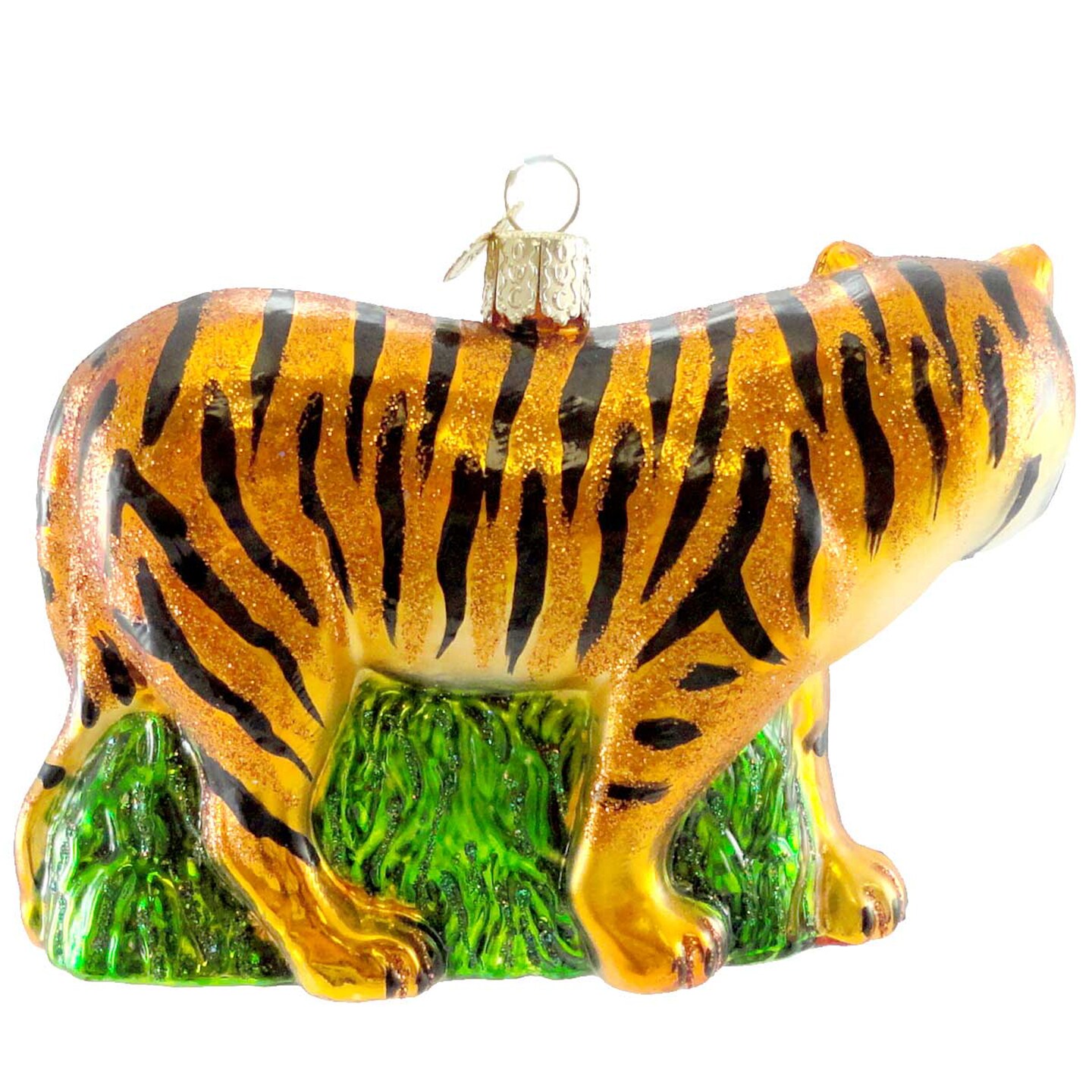 Old World Christmas 3.25 In Tiger Christmas Tree Ornament , Ornament Wildlife Tiger
