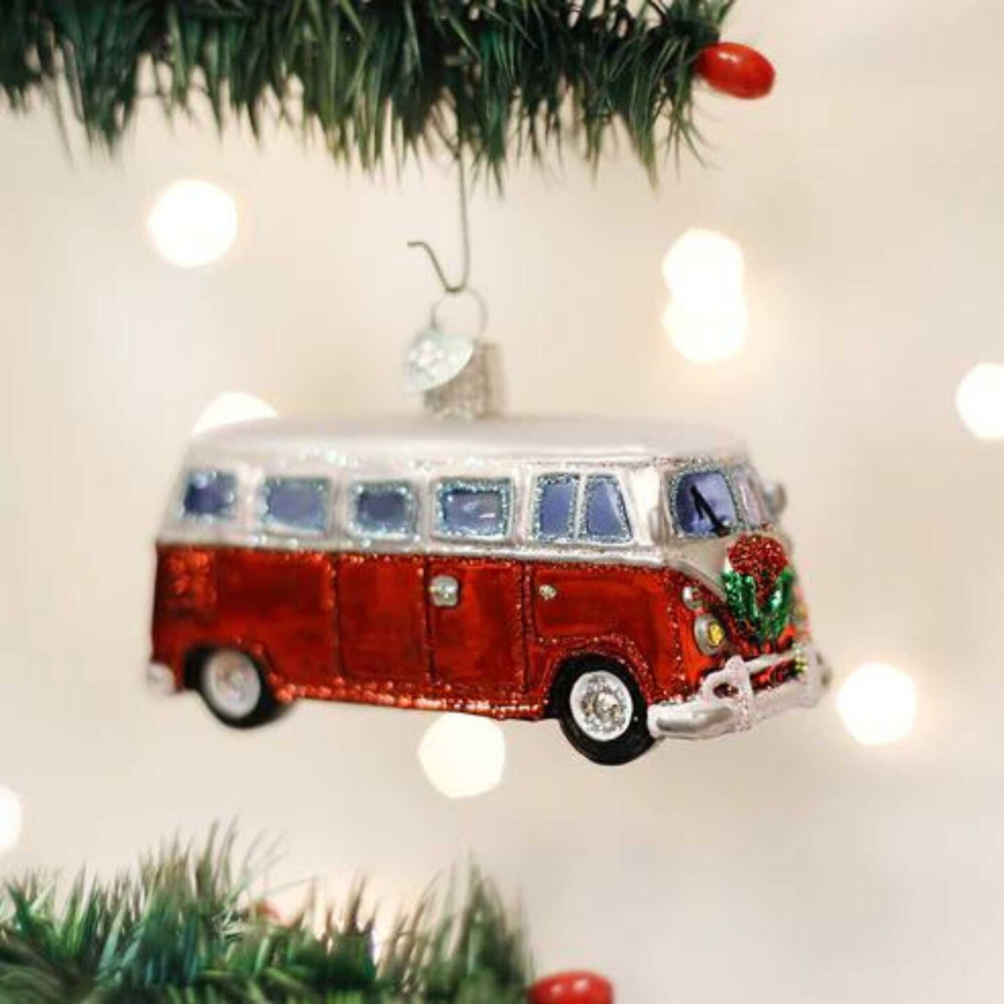Old World Christmas 1.75 In Camper Van Christmas Tree Ornament , Ornament Christmas Car Travel
