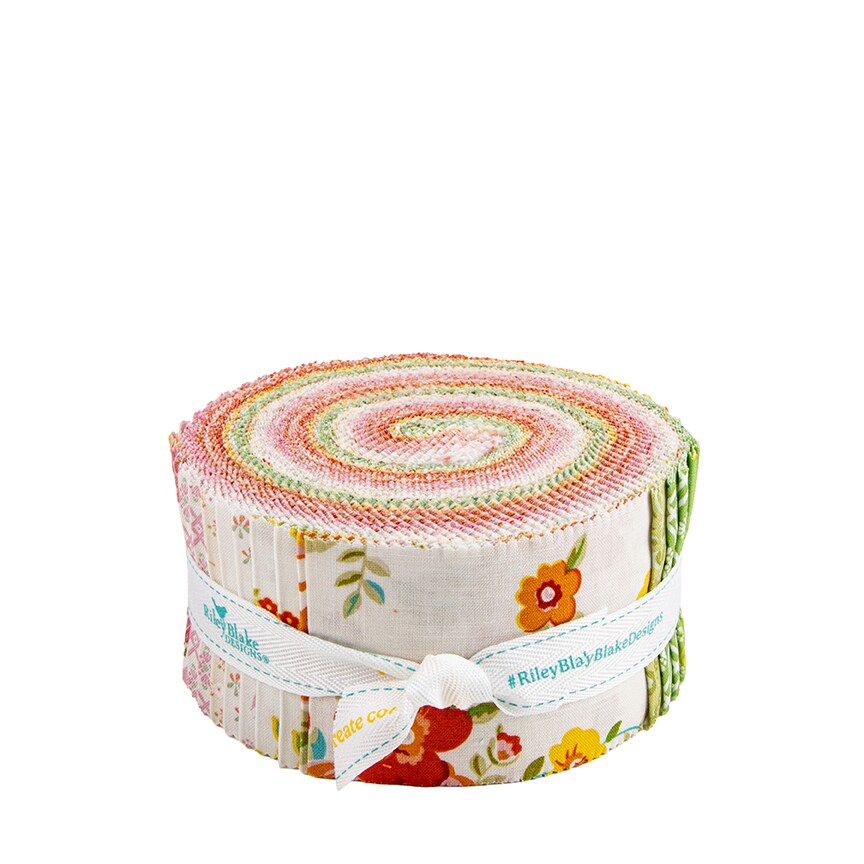Peach Cobbler 2.5" Strip Roll (Jelly Roll / Rolie Polie) by Riley Blake (RP-17420-40)