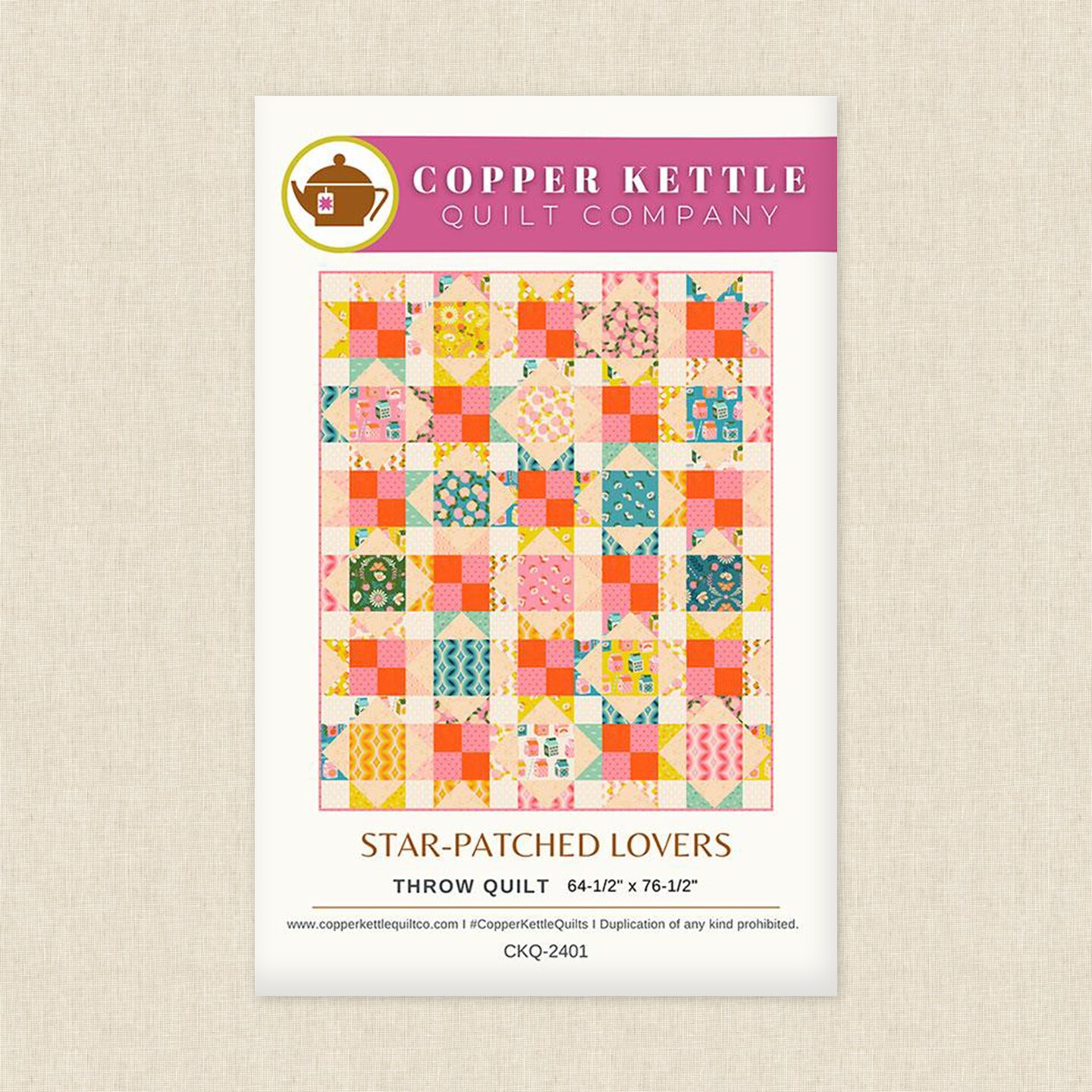 Star-Patched Lovers (ckq 2401) | Copper Kettle | Sewing Pattern