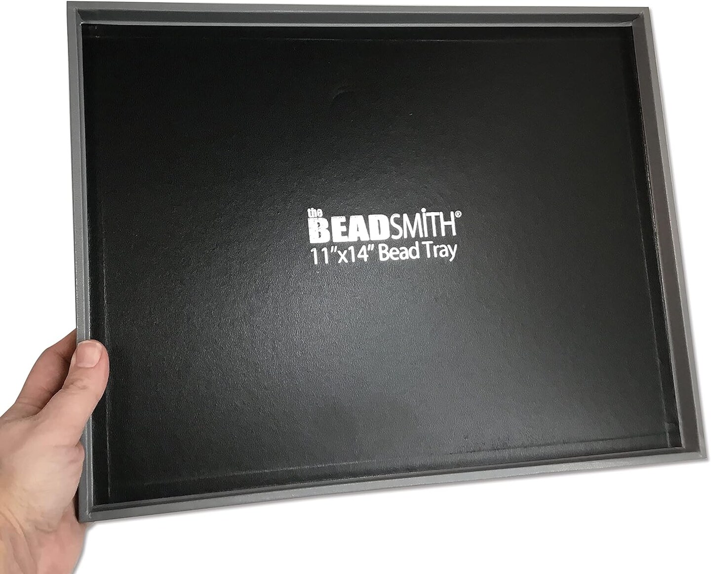 The Beadsmith Bead Mat Tray &#x2013; Lightweight Tray for Holding Bead Mats, 11.5&#x201D; x 14.5&#x201D; x 0.5&#x201D;, Portable