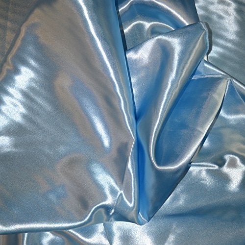 1 Yard Premium Satin Fabric Smooth Lustrous Material for Apparel, Gowns, and Event Decor 58/60" Width