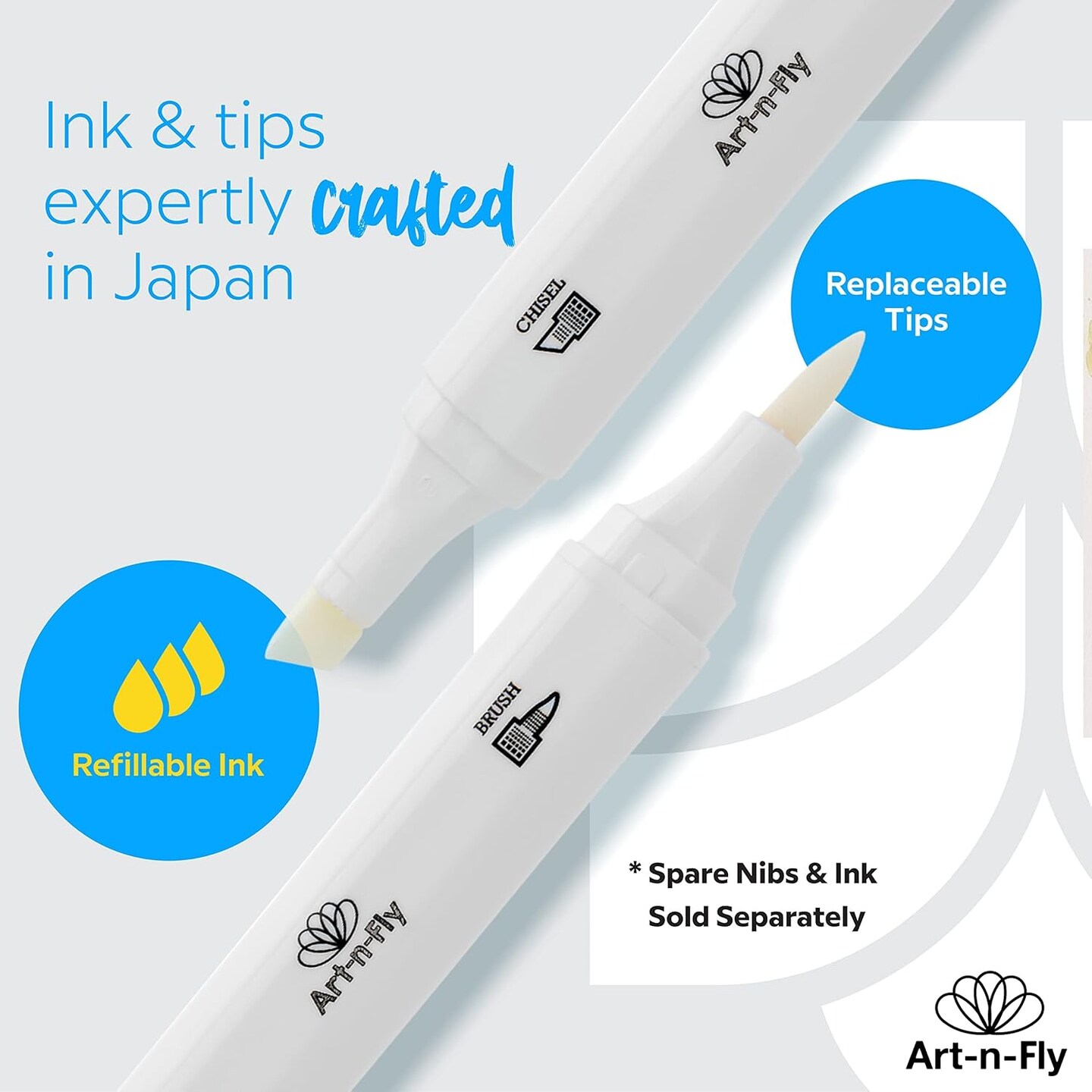 Alcohol Blender Markers with Double Tip
