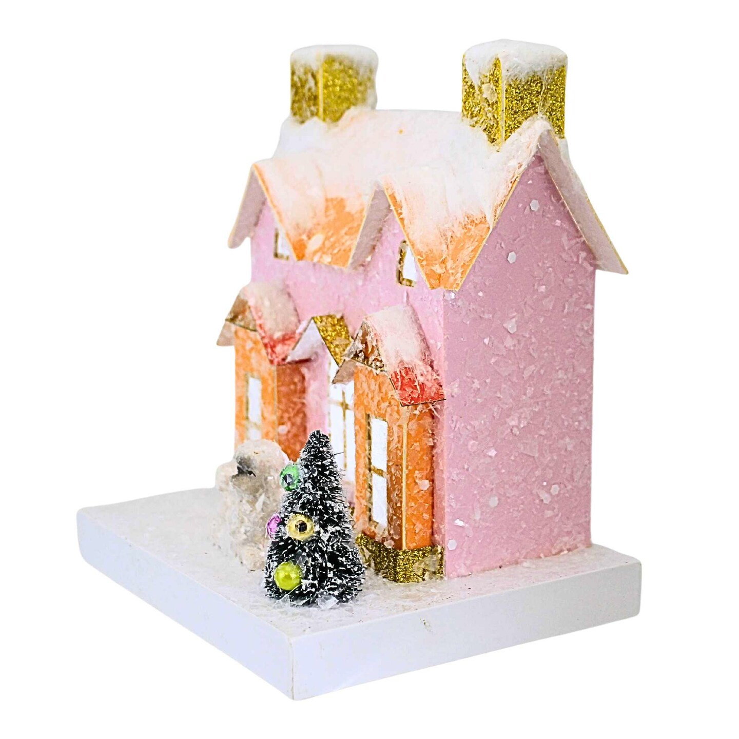 Cody Foster Poodle Chateau Christmas Building
