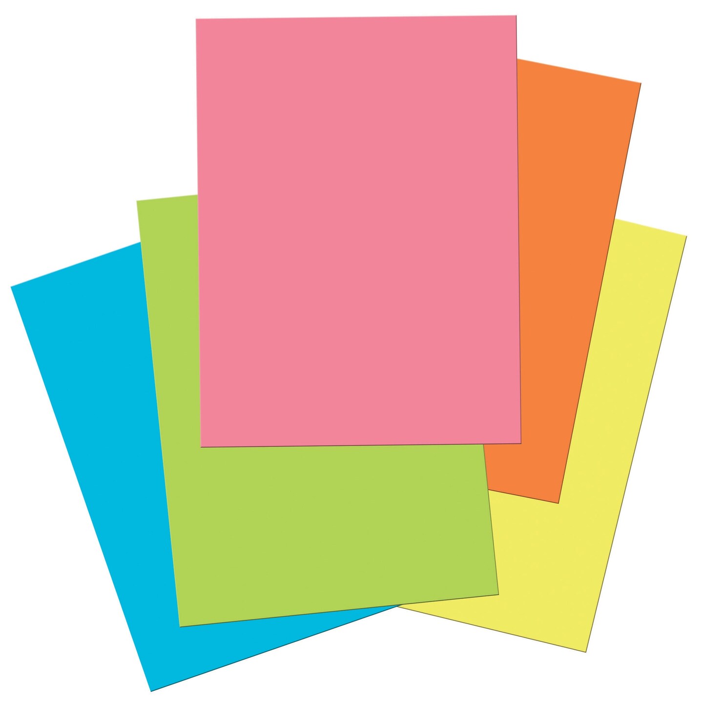 Construction Paper, 5 Assorted Hot Colors, 9&#x22; x 12&#x22;, 50 Sheets
