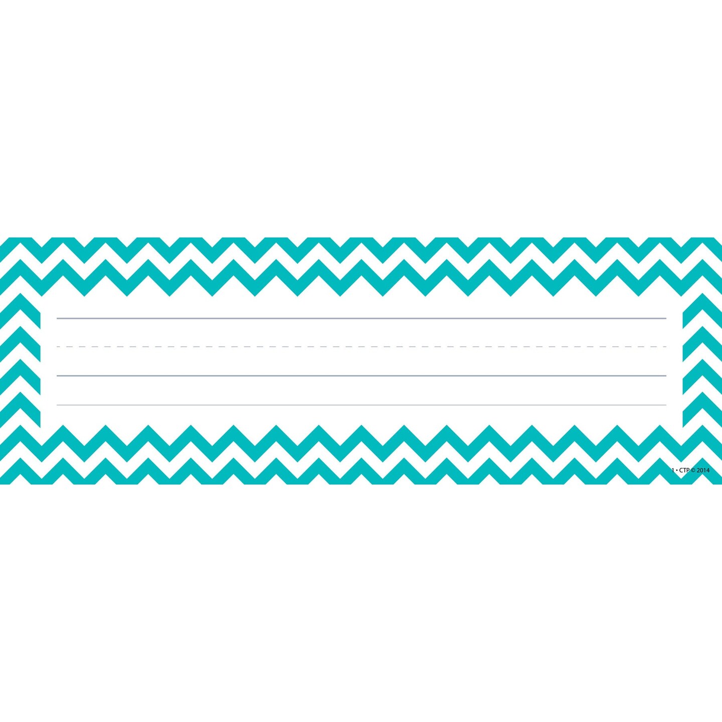Chevron Solids Name Plates, 36 Per Pack