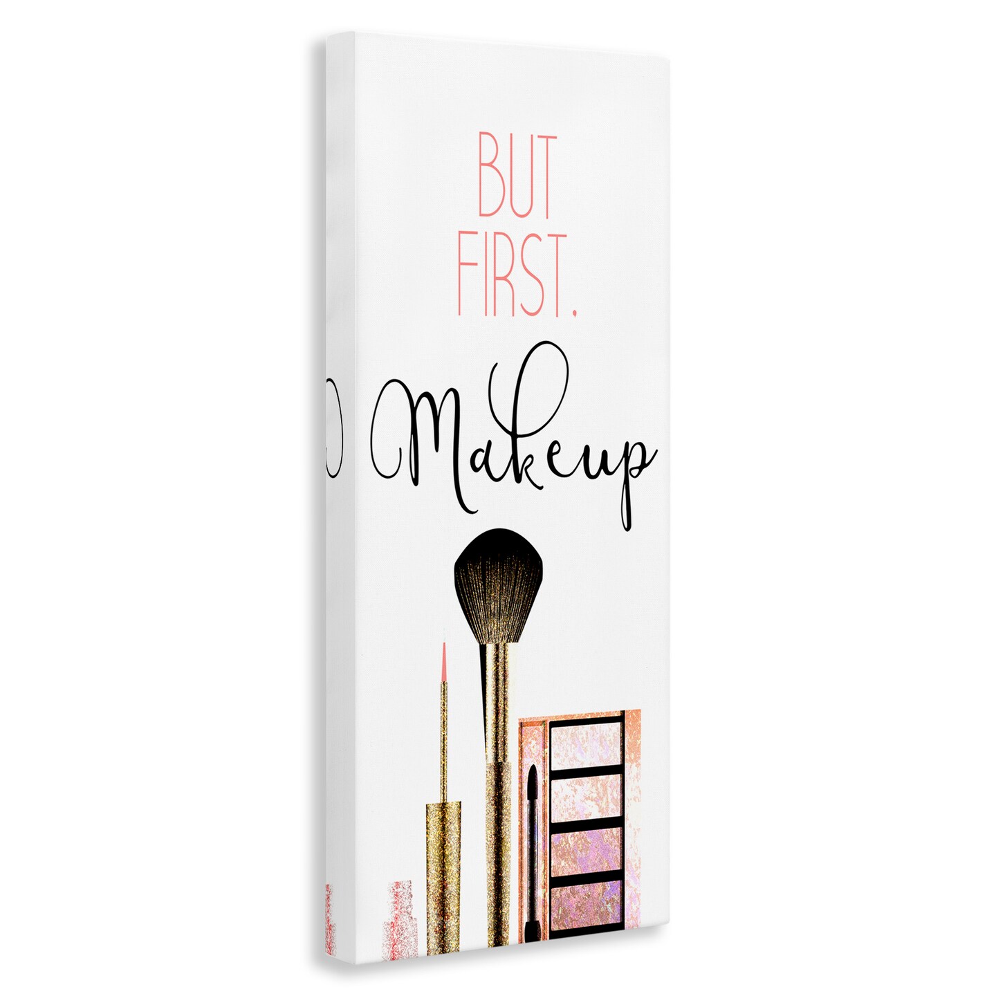 Stupell Industries First Makeup Modern Beauty Canvas Wall Art