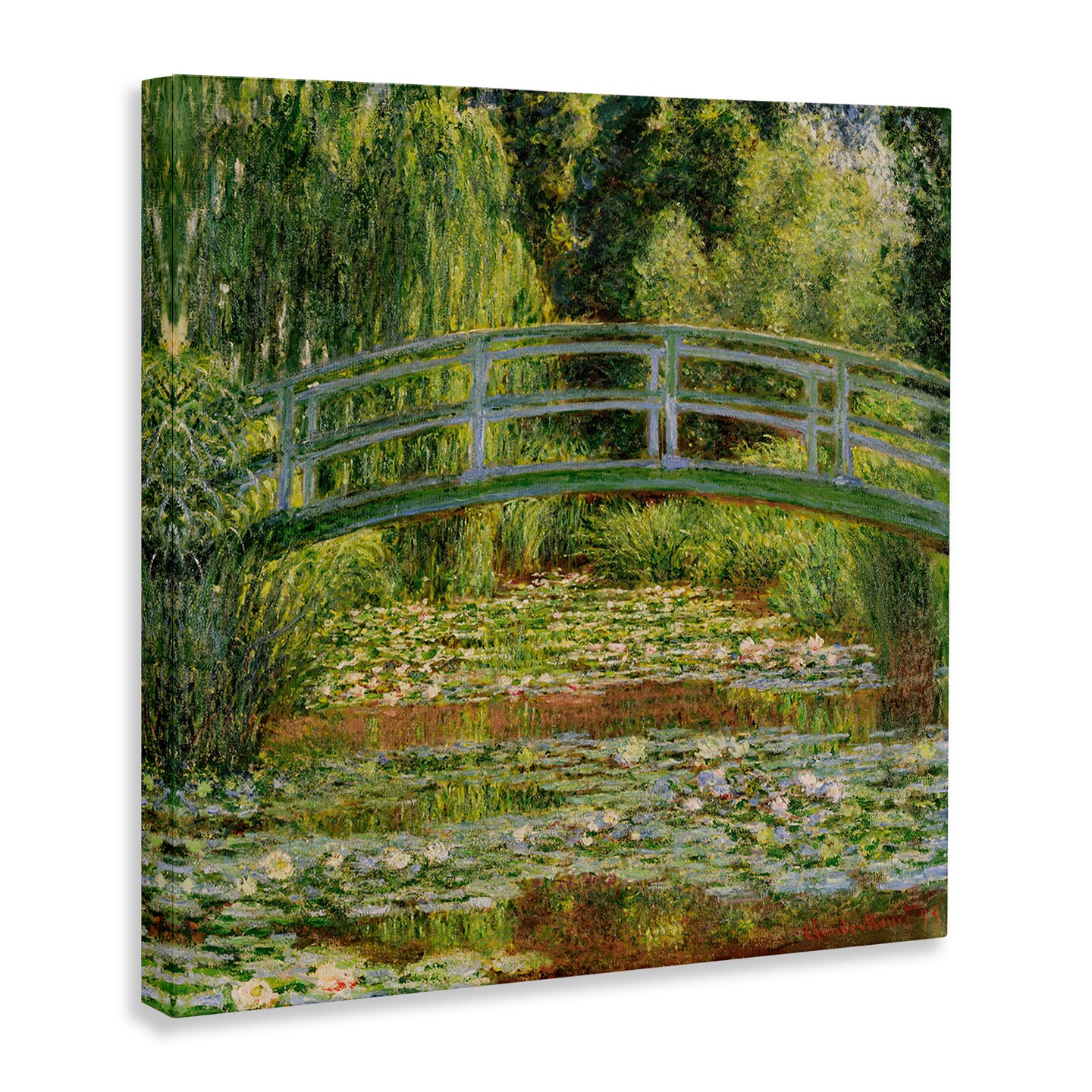 Stupell Industries Water Lily Pond Monet Classic Painting Canvas Wall Art