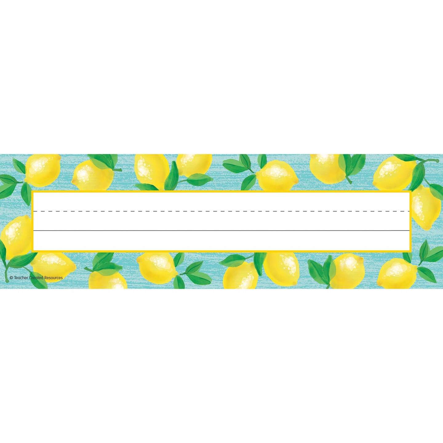 Lemon Zest Flat Name Plates, 11.5&#x22; x 3.5&#x22;, Pack of 36