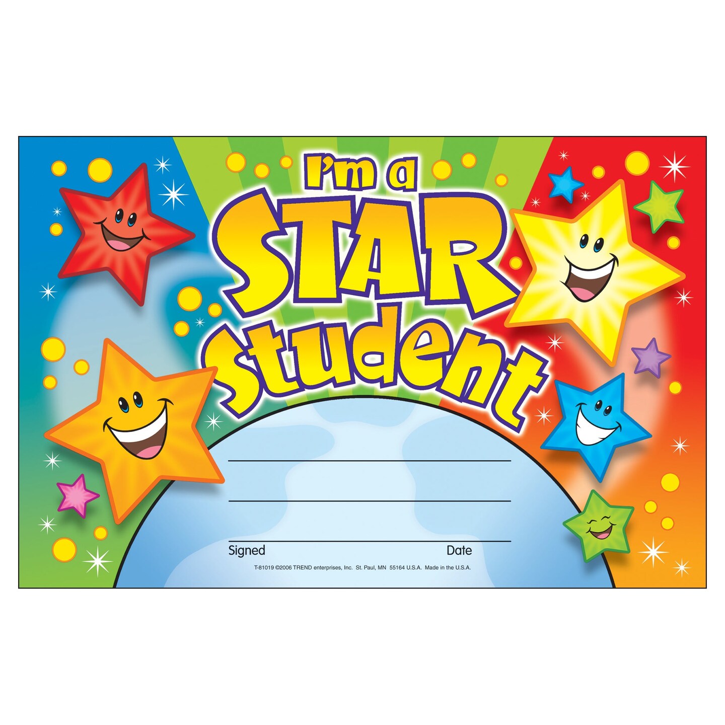 I&#x27;m a Star Student Recognition Awards, 30 ct