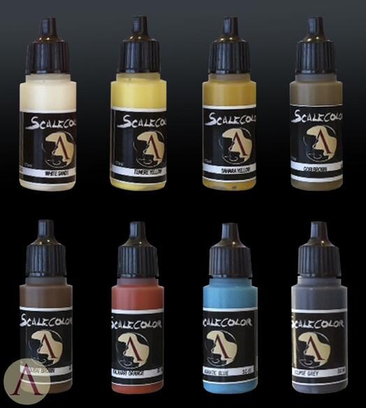 ScaleColor - NMM Gold and Copper Paint Set