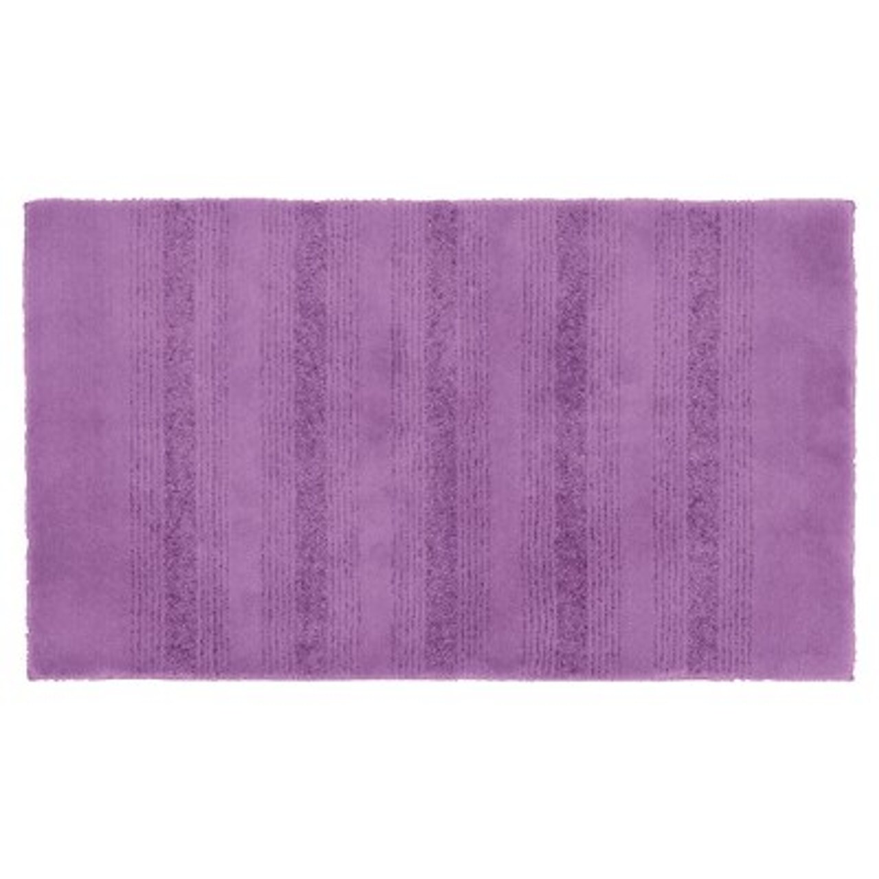 24&#x22;x40&#x22; Essence Nylon Washable Bath Rug Purple Garland