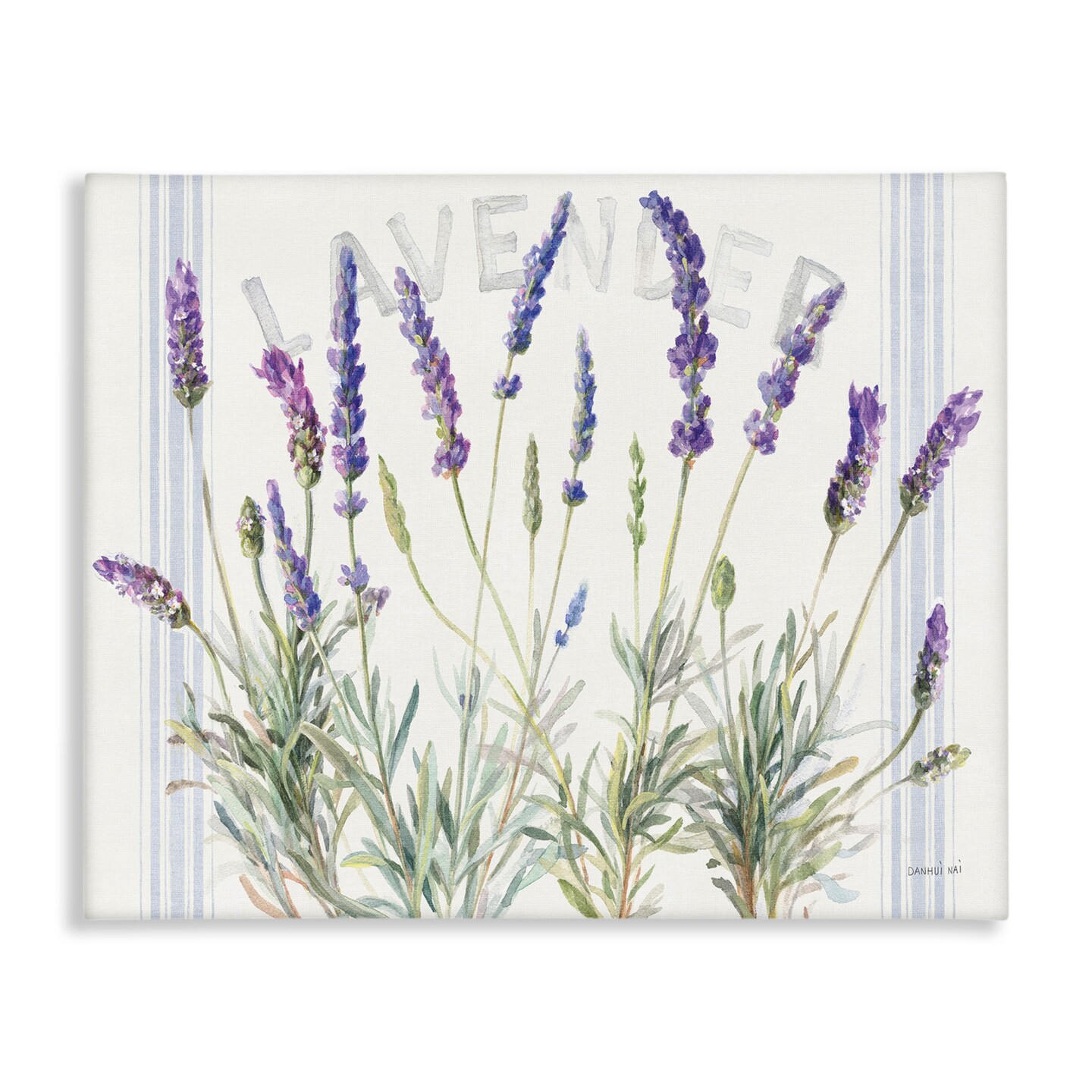 Stupell Industries Lavender Floral Cluster Canvas Wall Art