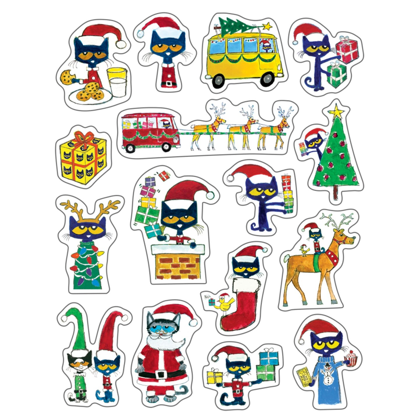 Pete the Cat&#xAE; Christmas Stickers, Pack of 120