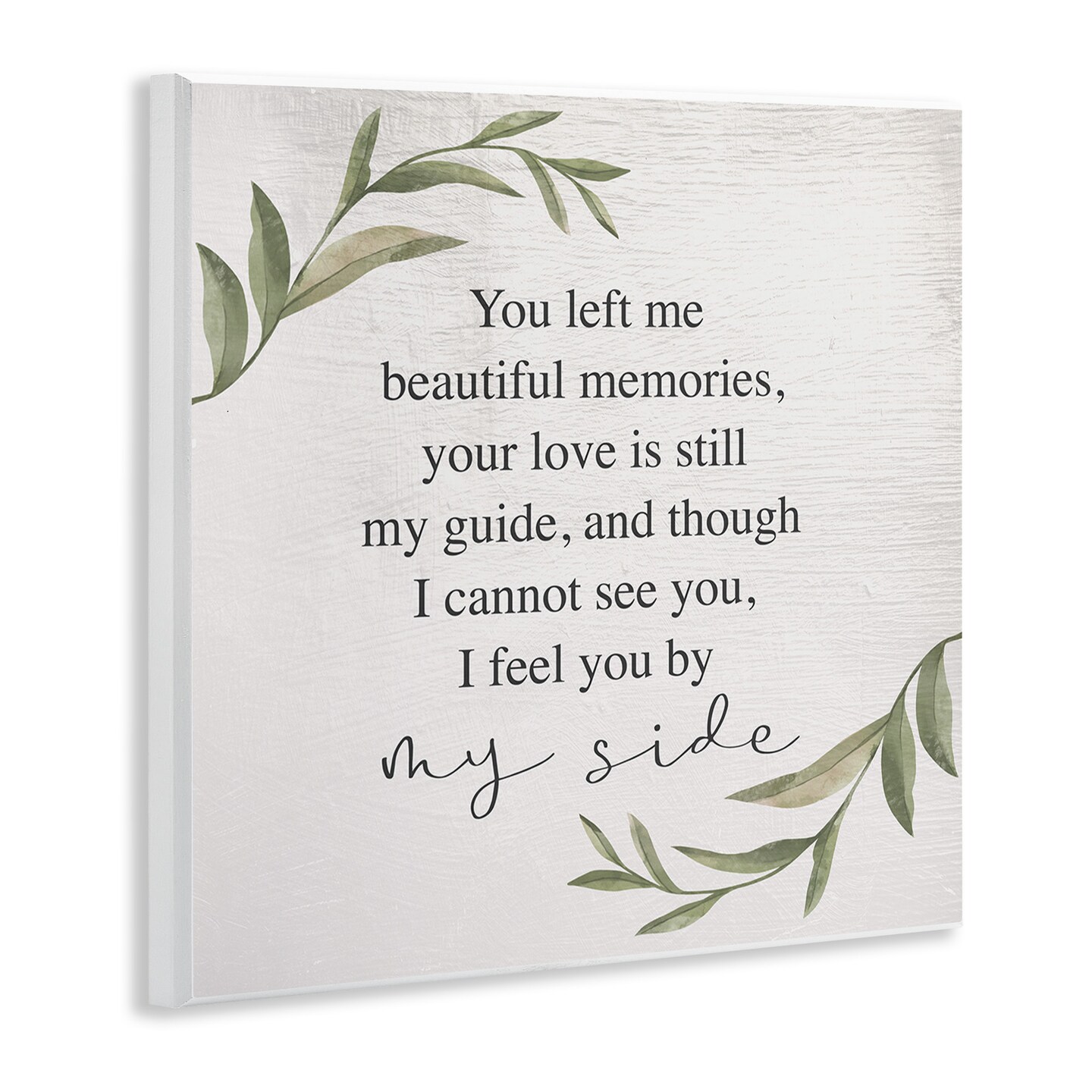 Stupell Industries Grieving Inspirational Heartfelt Phrase Wall Plaque Art