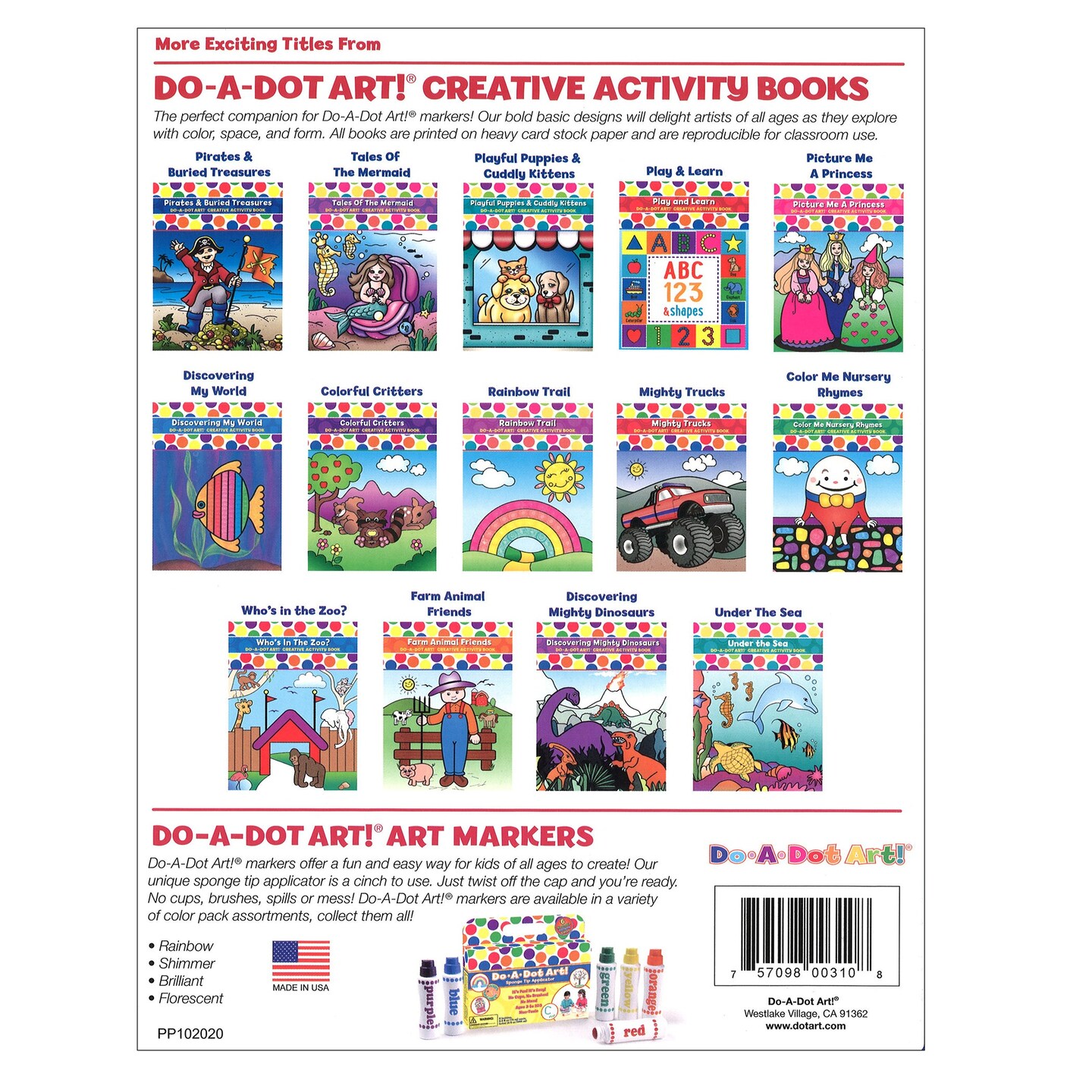 Play &#x26; Learn ABC Numbers &#x26; Shapes Creative Art &#x26; Activity Book