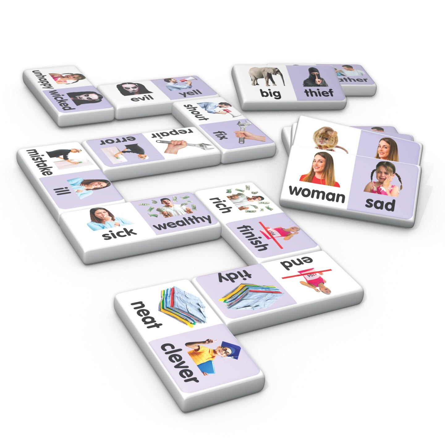 Synonyms Match &#x26; Learn Dominoes