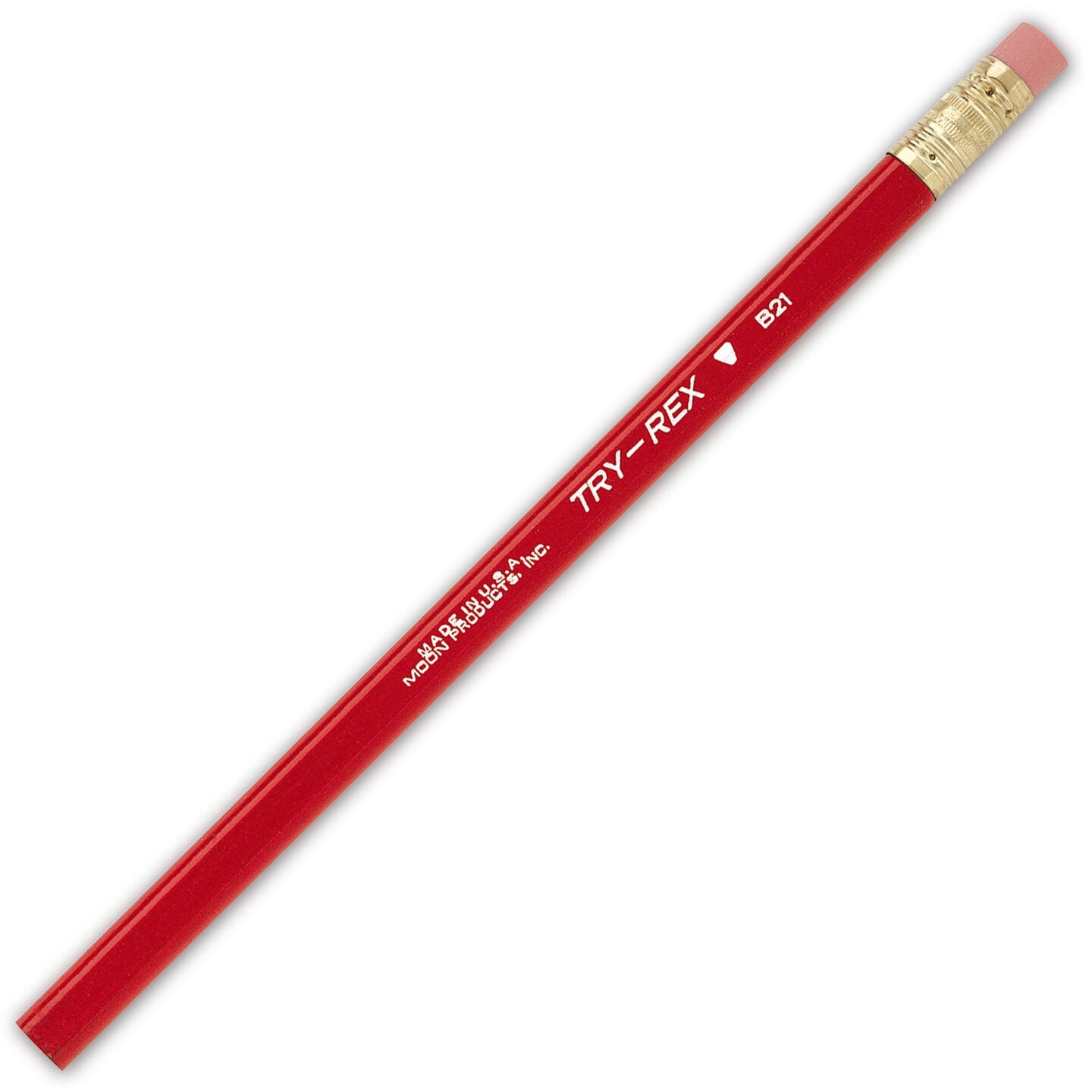 Try Rex&#xAE; Pencil, Jumbo With Eraser, Pack of 12