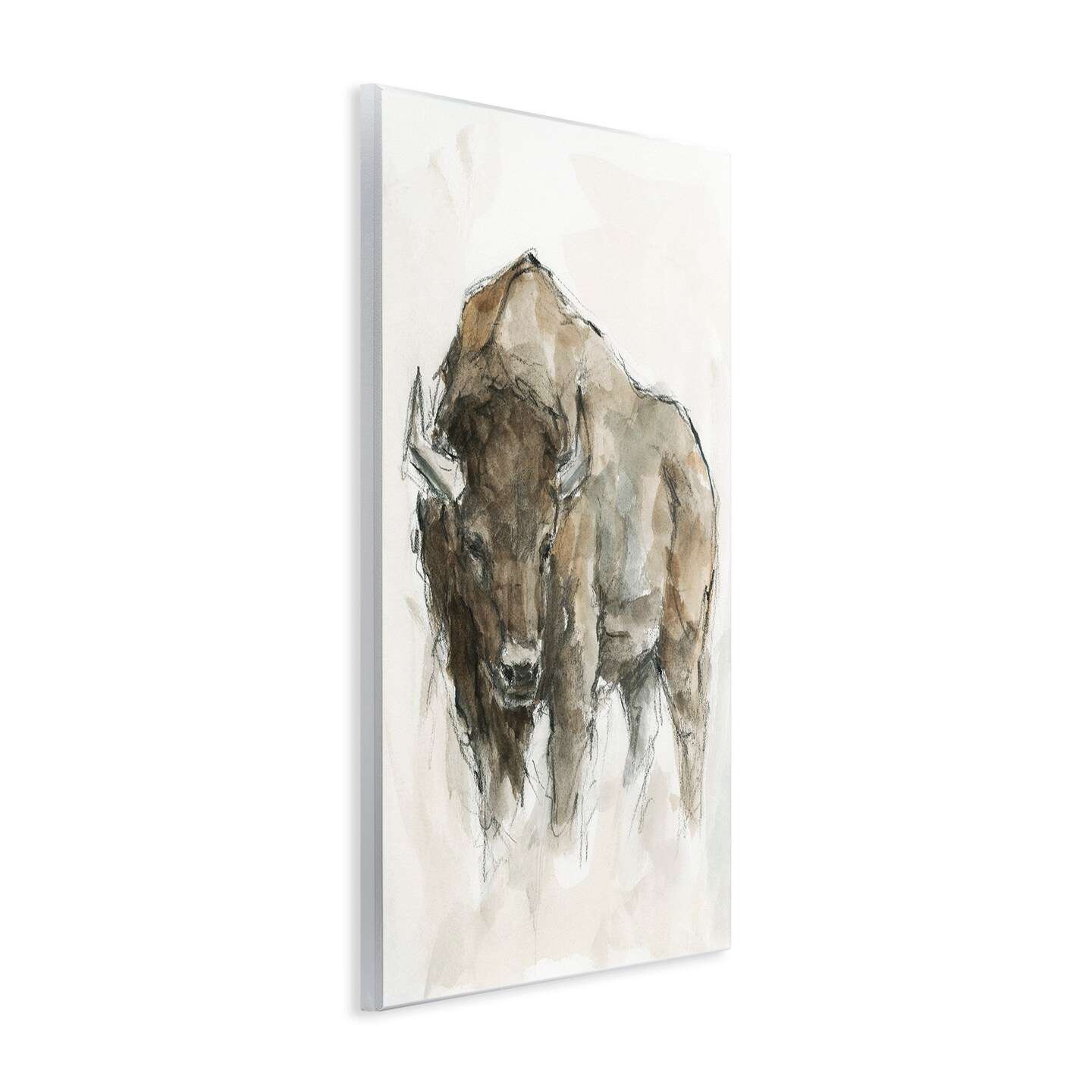 Stupell Industries Western American Buffalo Wall Plaque Art
