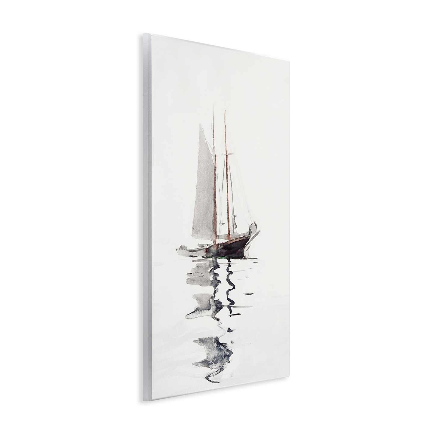 Stupell Industries Tranquil Sailboat Vessel Floating Wall Plaque Art