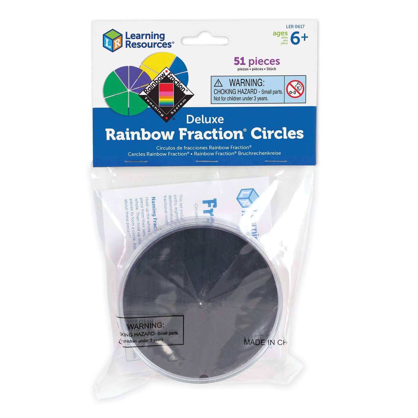 Rainbow Fraction&#xAE; Deluxe Circles, Pack of 9