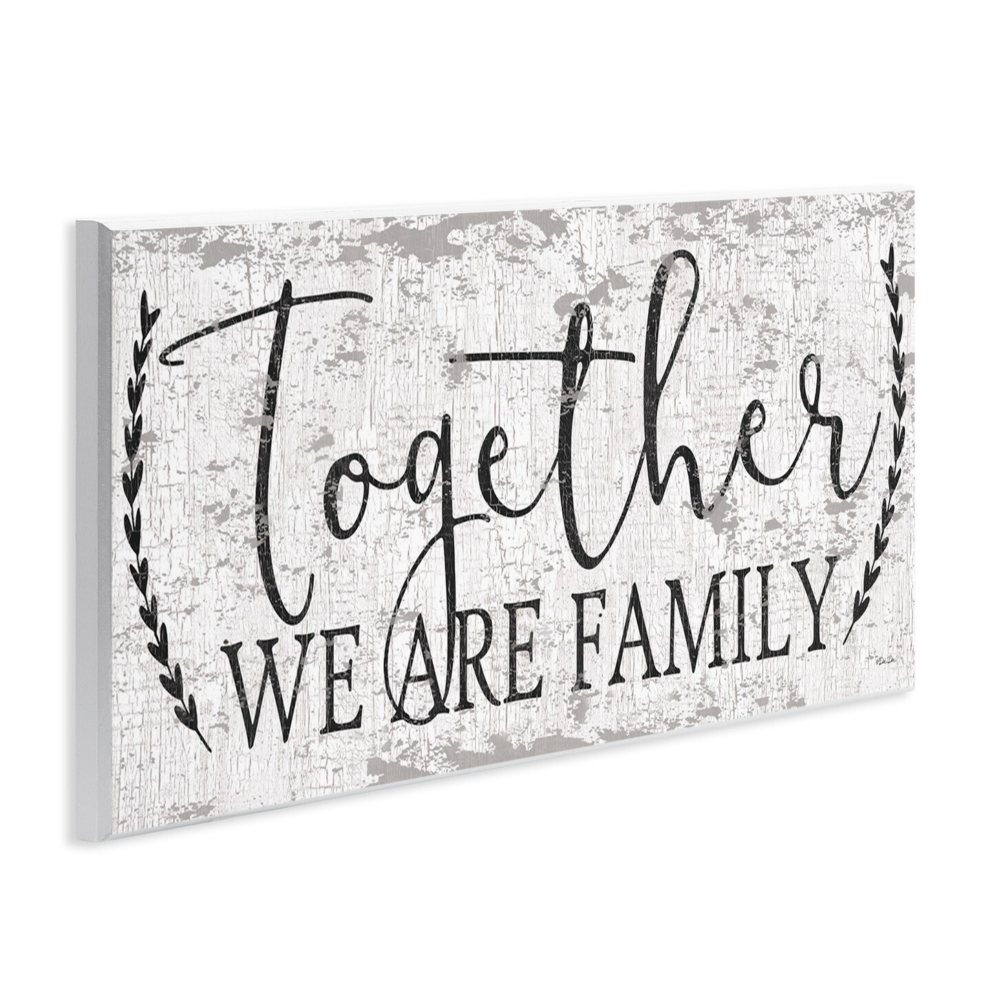 Stupell Industries Country Distressed Family Quote Wall Plaque Art