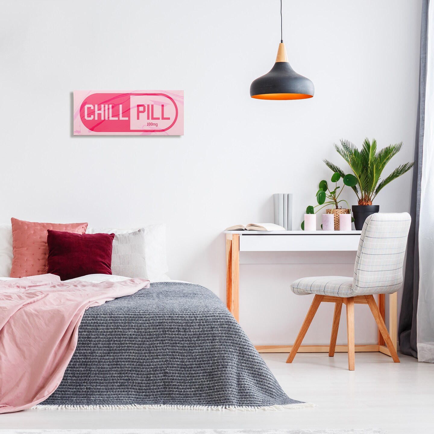 Stupell Industries Chill Pill Modern Pop Canvas Wall Art