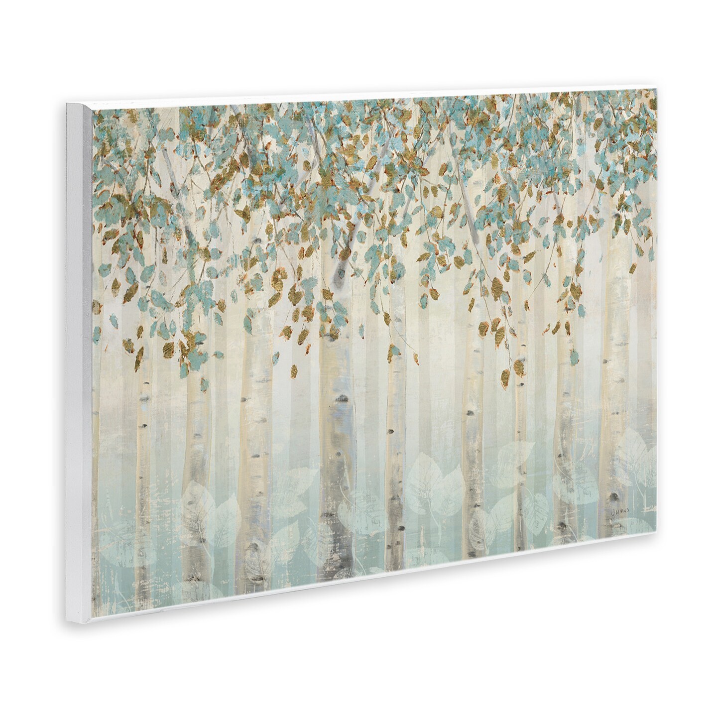 Stupell Industries Abstract Soft Forest Leaves Trees Wall Plaque Art