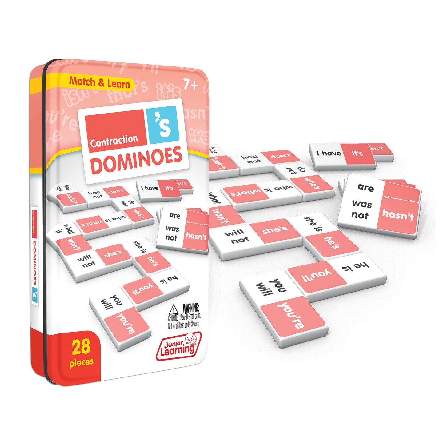 Contraction Match &#x26; Learn Dominoes