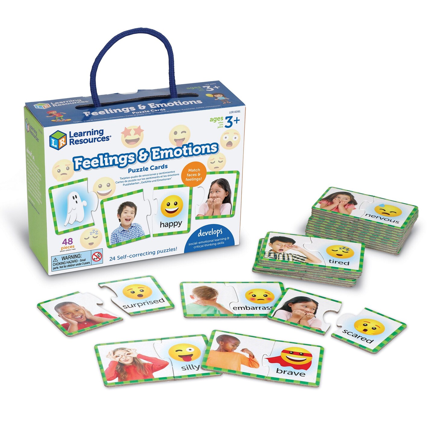 Feelings &#x26; Emotions Puzzle Cards
