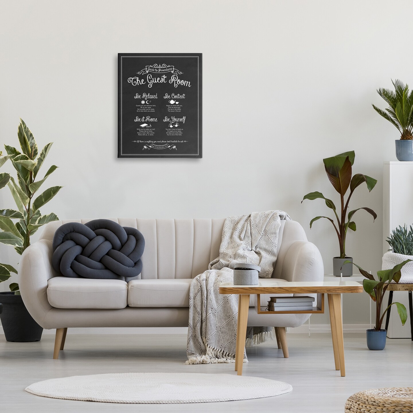 Stupell Industries The Guest Room Guide Canvas Wall Art