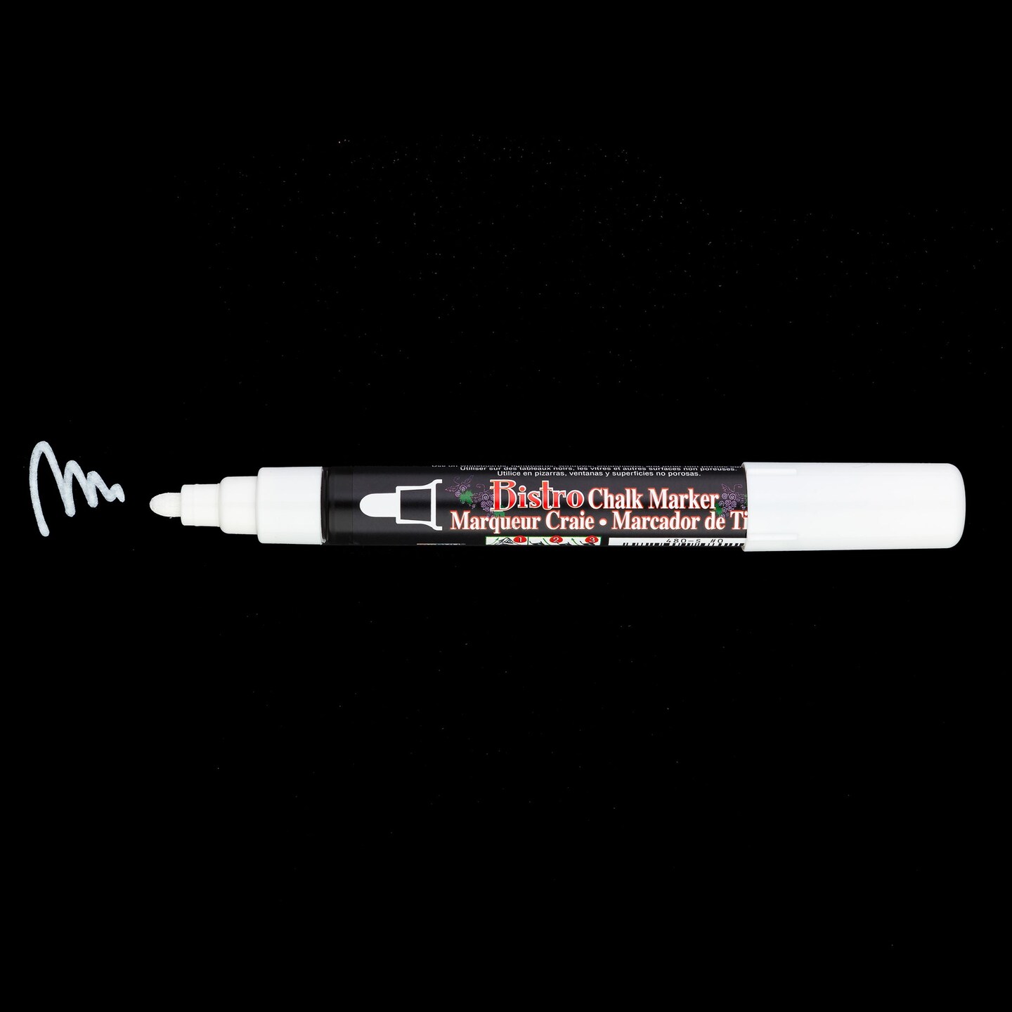 Bistro White Chalk Marker, Broad Tip, Single