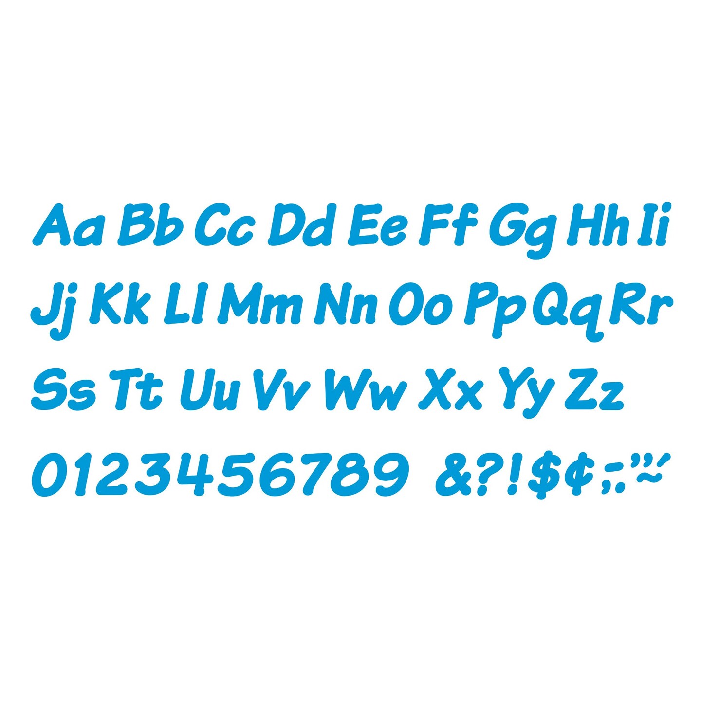 Blue 4&#x22; Italic Combo Ready Letters&#xAE;
