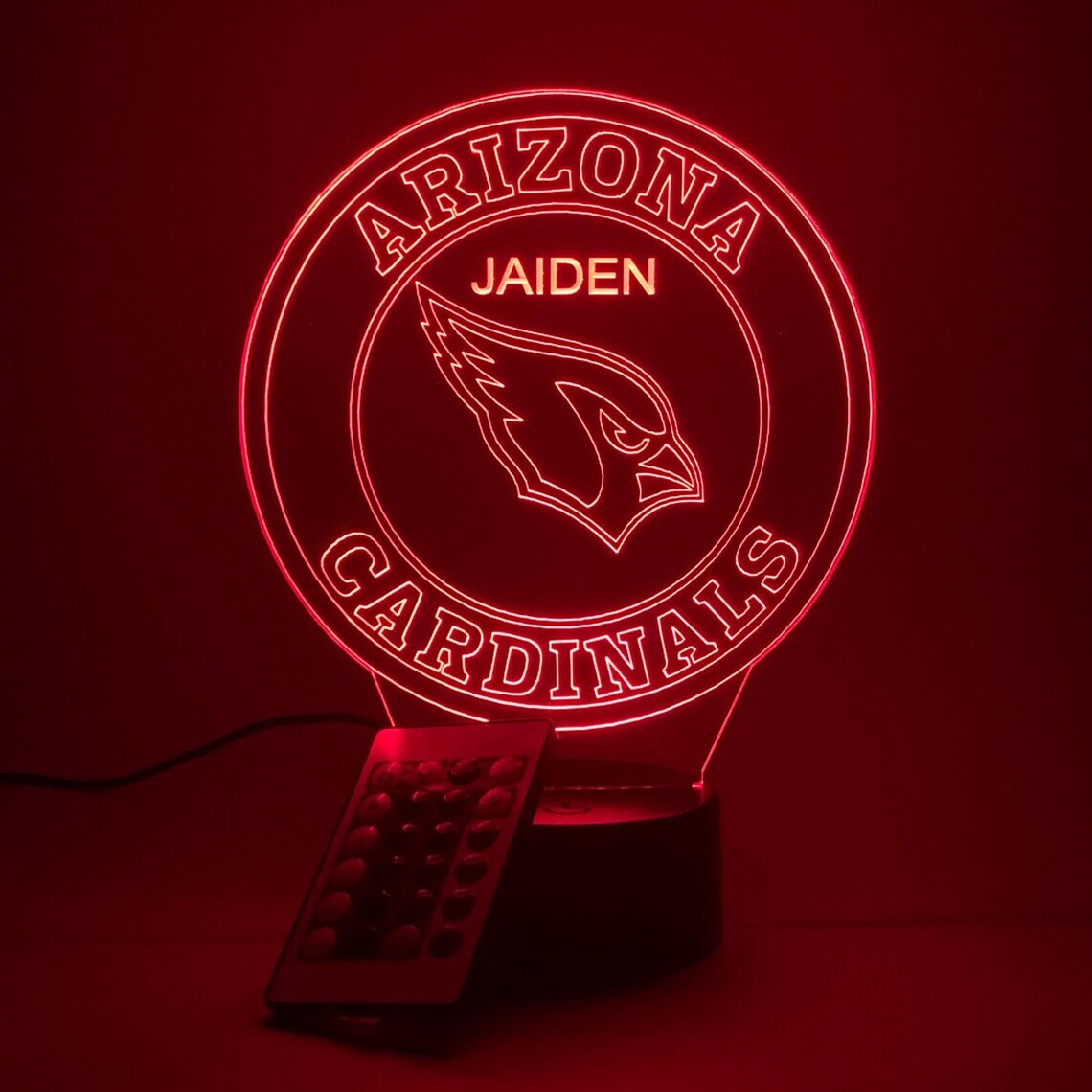 ARIZONA CARDINALS Football Table Lamp shops (Handcrafted)