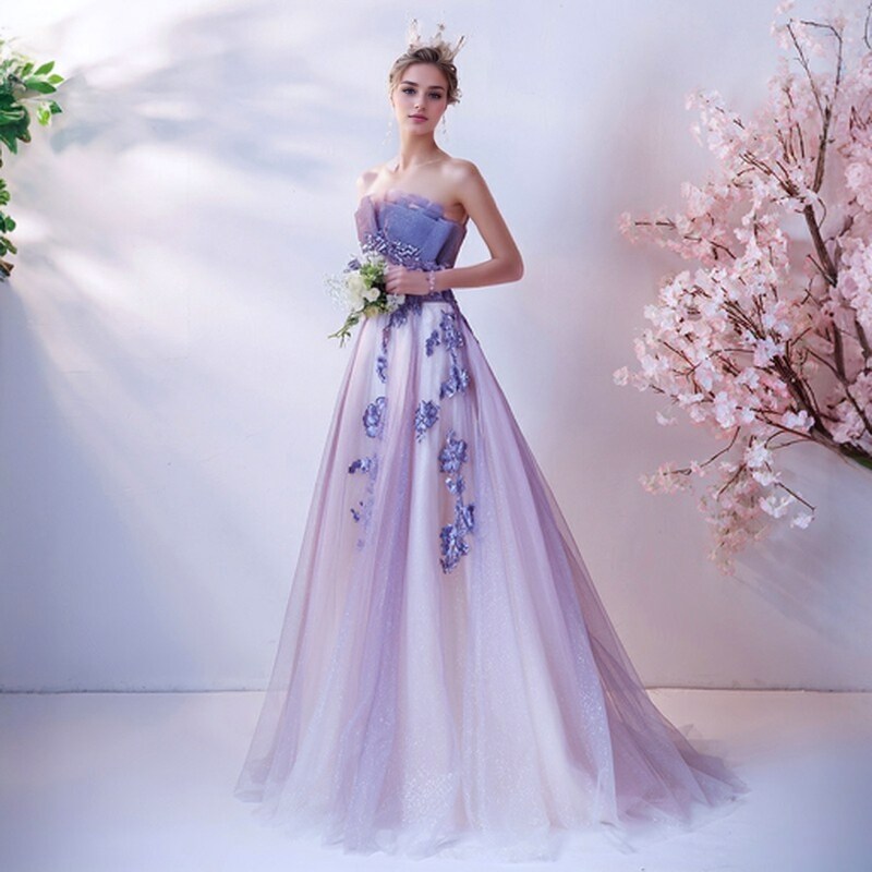 slim fit dress slacks Sydney's Closet SC5345 - Long Tulle Ballgown Dress - Sweetheart Neckline, Spaghetti Straps, Floral Applique Bodice 28 / Ivory/Silver