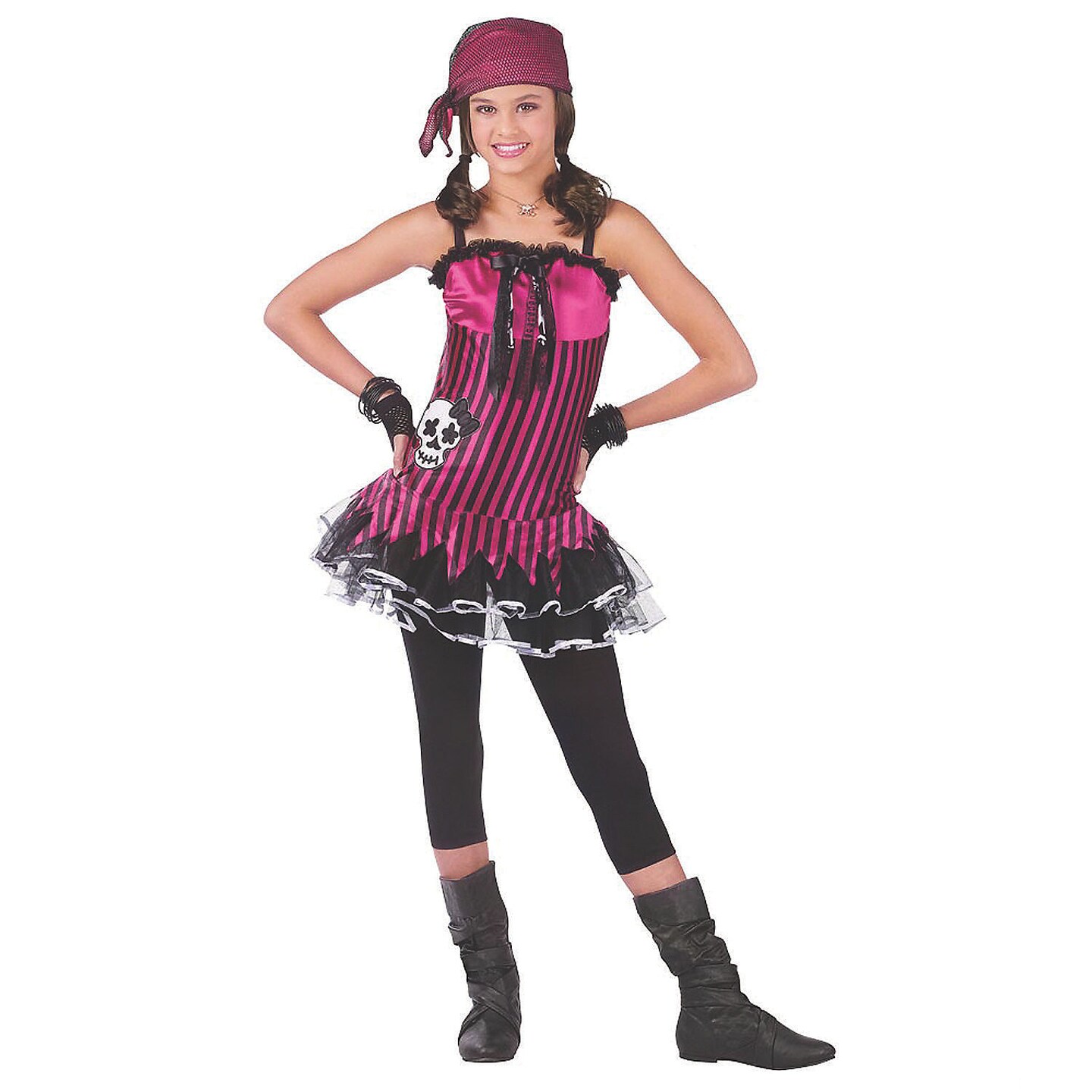 Teen Rockin Skull Pirate Costume