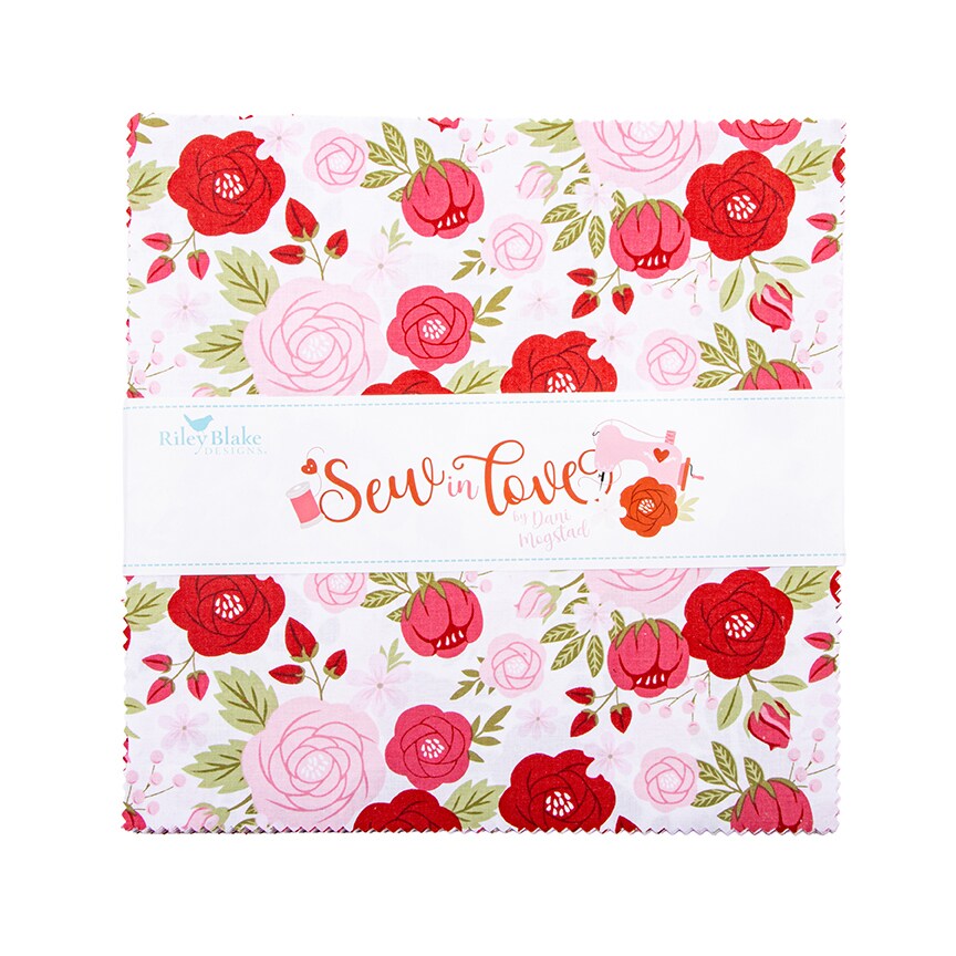 Sew in Love 10" Square Pack (Layer Cake / 10" Stacker) by Dani Mogstad for Riley Blake (10-16900-42)