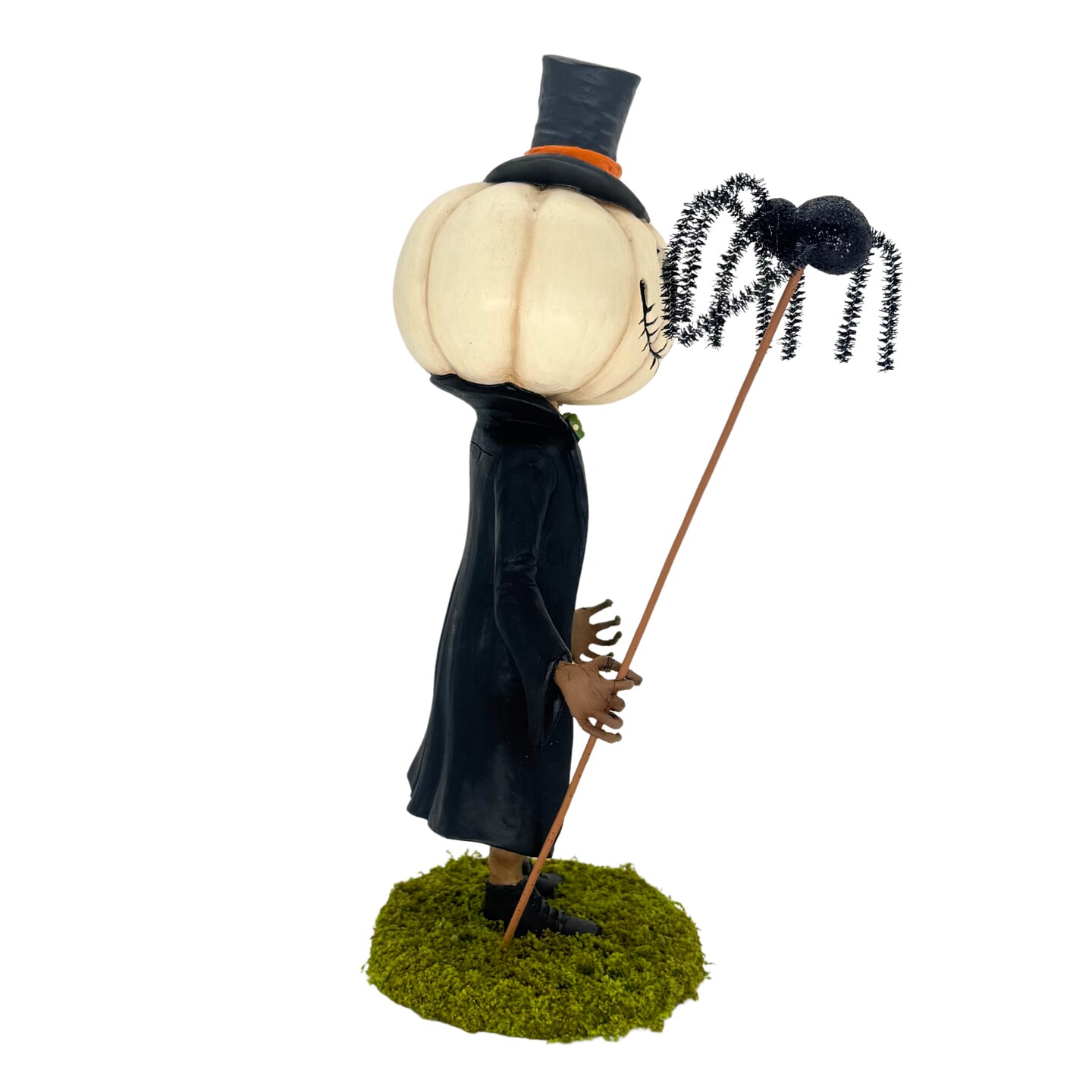 Bethany Lowe Halloween: Mr. Gourdy's Night Out Pumpkin Figurine