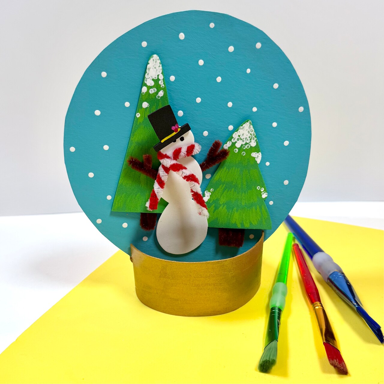 Kids Club: Cardboard Snow Globes