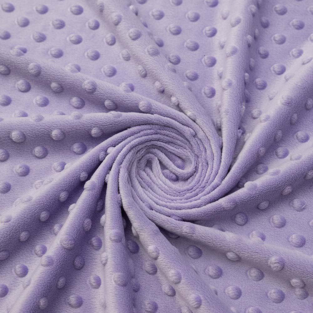 1 Yard Minky Dimple Dot Faux Fur Fabric, 60″ Wide 100% Polyester