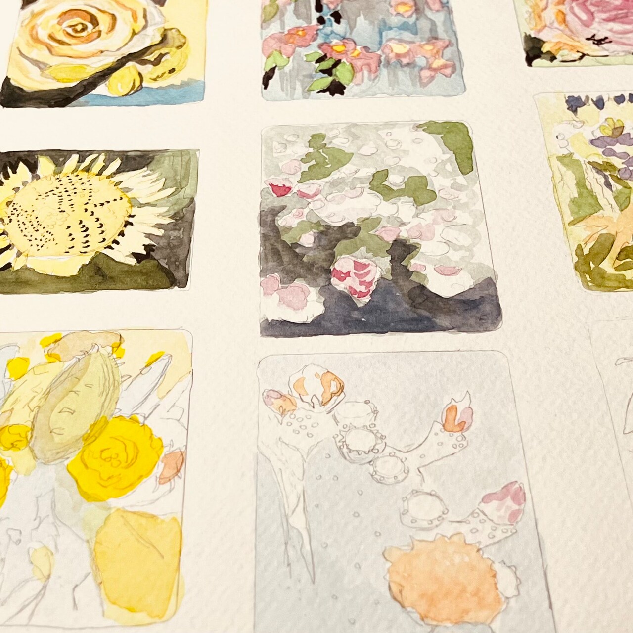30 Watercolor Flower Studies for Painting Practice, Part I