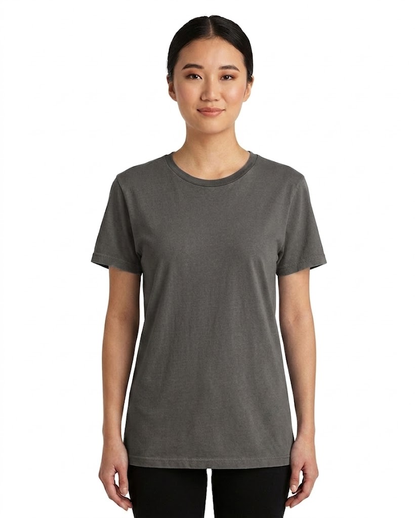 Vintage Garment-Dyed Crewneck T-Shirt for Casual Retro & Everyday Lifestyle Wear