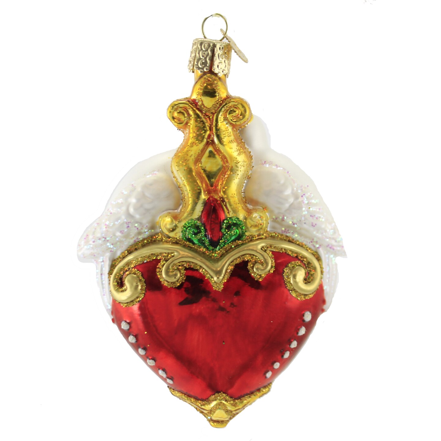 Old World Christmas 5.0 Inch Two Turtle Doves Tree Ornament , Twelve Days Christmas