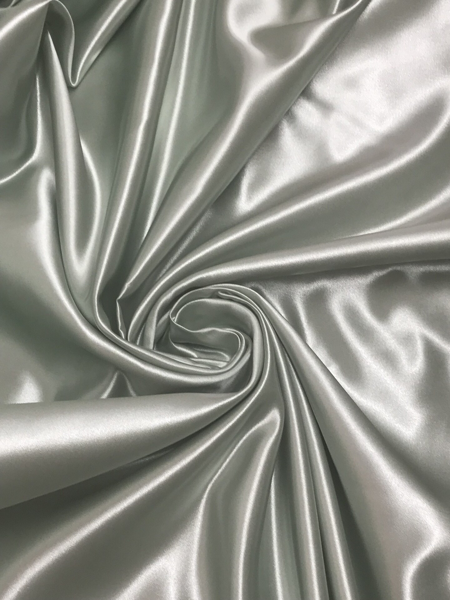 1 Yard silver bridal satin fabric for tablecloths curtains dresses wedding backdrops crafts 58/60 inch width